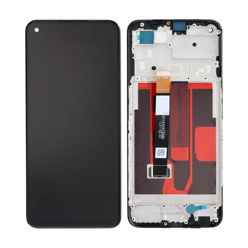 Realme 8 5G RMX3241, Narzo 30 5G RMX3242 Display And Digitizer With Frame Black OEM