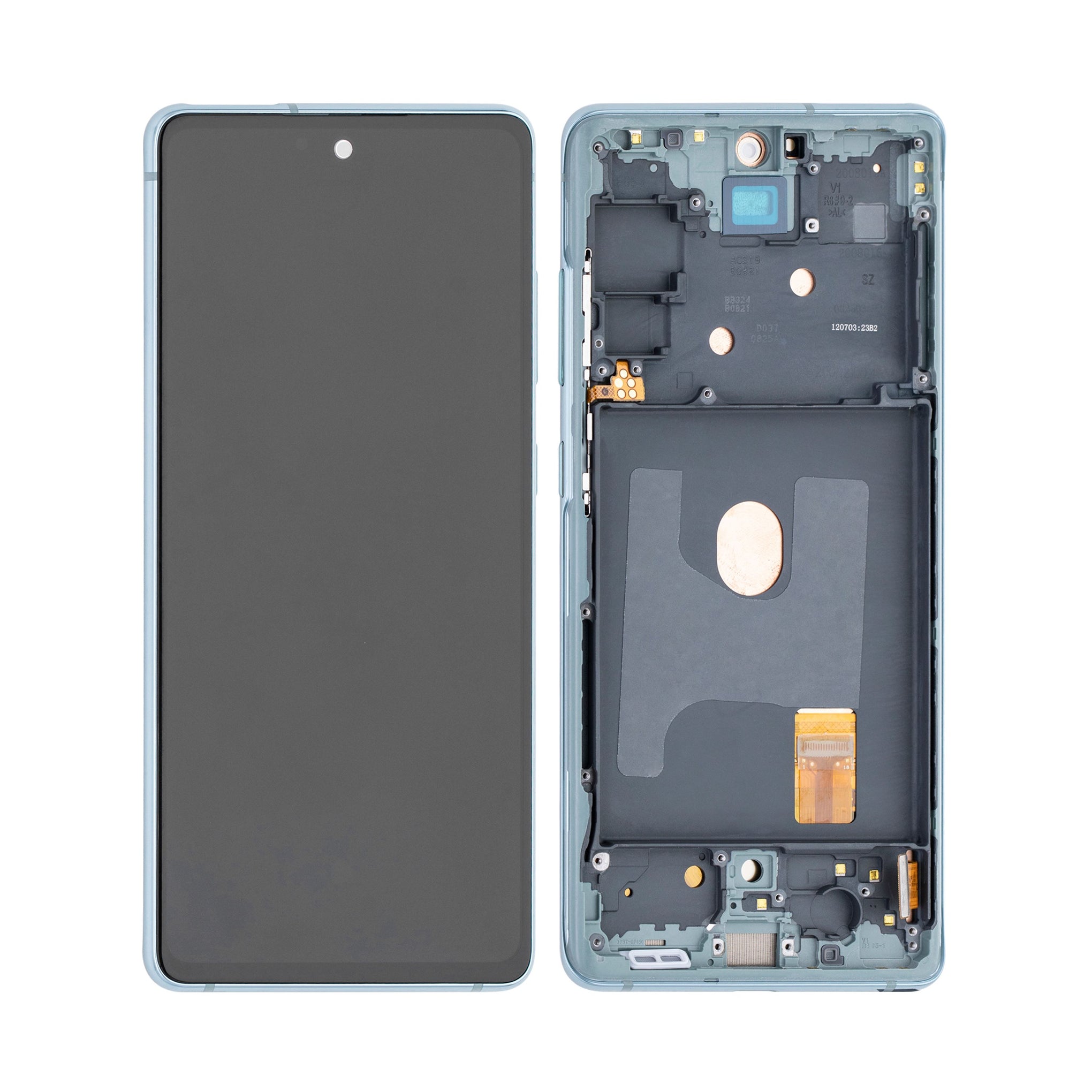 Samsung Galaxy S20 FE 4G G780F, S20 FE 5G G781B Display And Digitizer With Frame Cloud Mint Soft-OLED