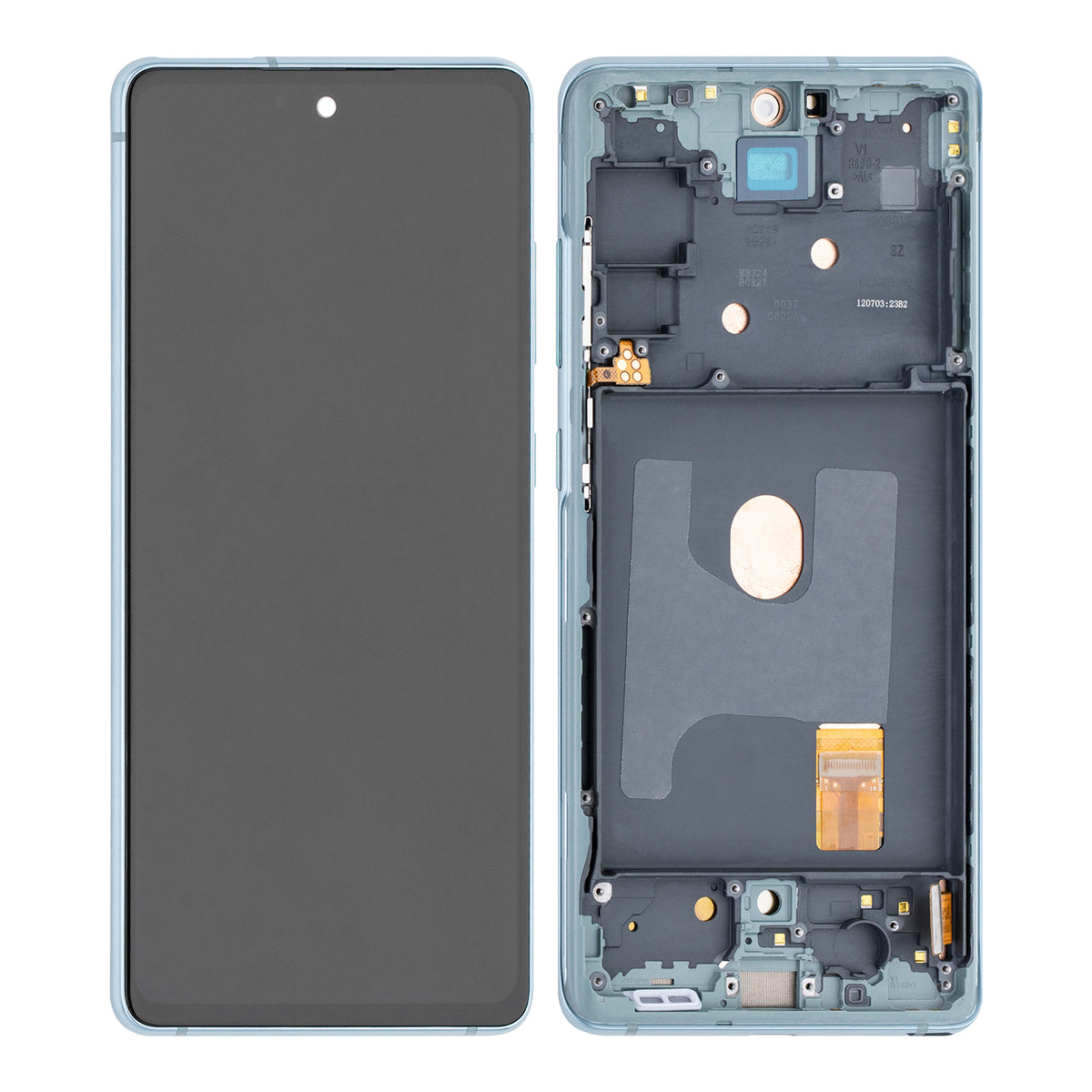 Samsung Galaxy S20 FE 4G G780F, S20 FE 5G G781B Display And Digitizer With Frame Cloud Mint Soft-OLED