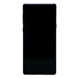 Samsung Galaxy Note 9 N960F Display And Digitizer With Frame Lavender Purple Service Pack
