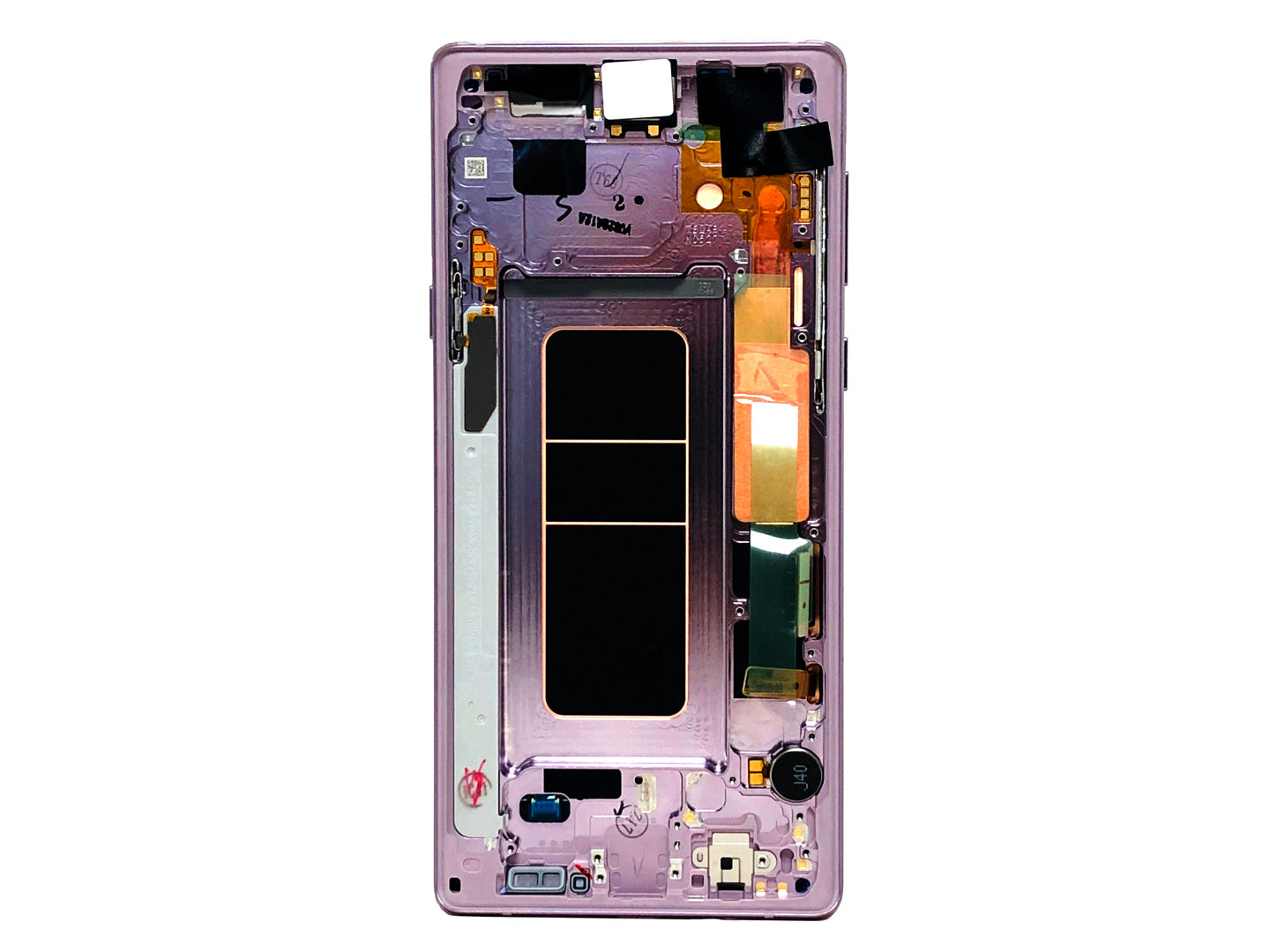 Samsung Galaxy Note 9 N960F Display And Digitizer With Frame Lavender Purple Service Pack