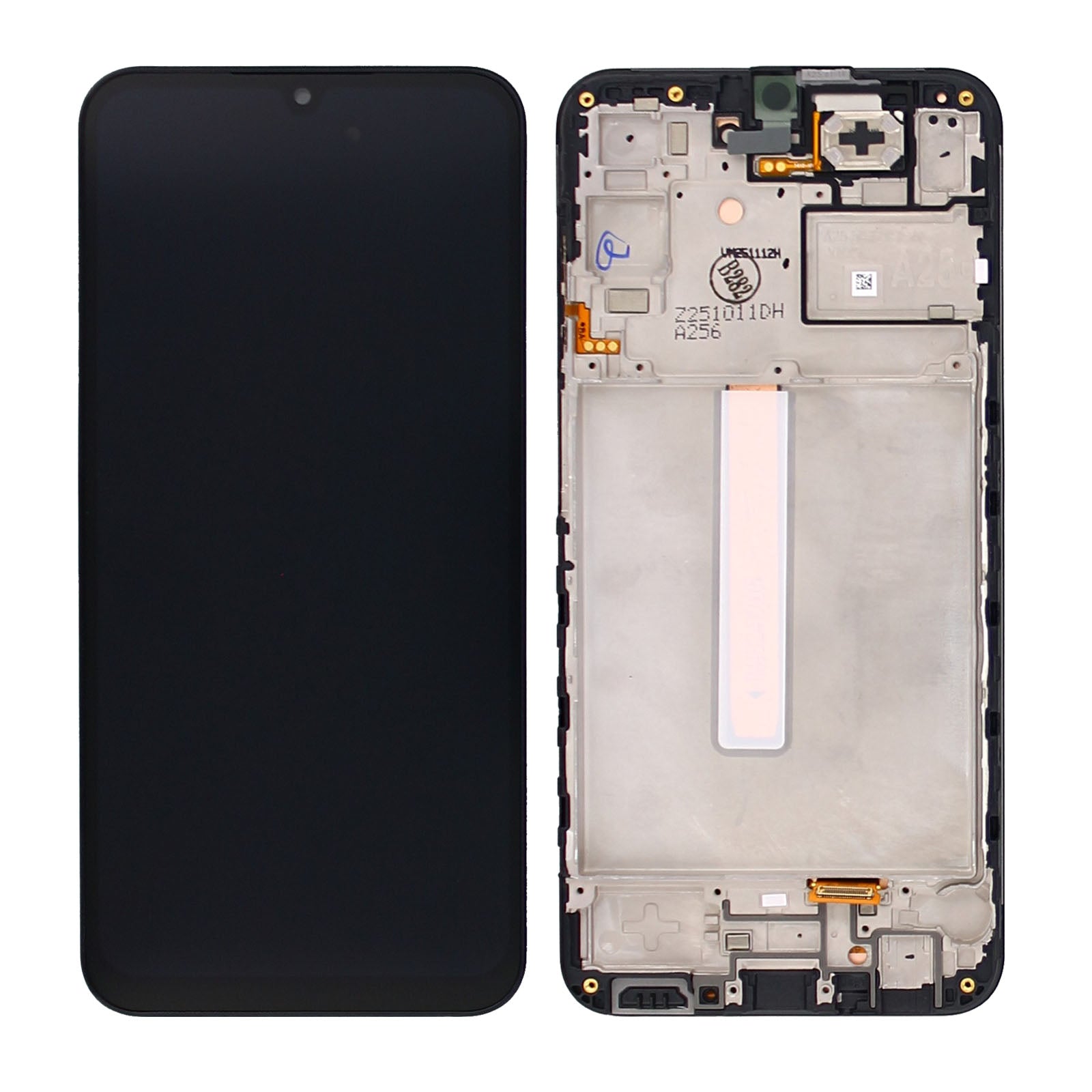 Samsung Galaxy A25 A256B Display And Digitizer With Frame Black Service Pack