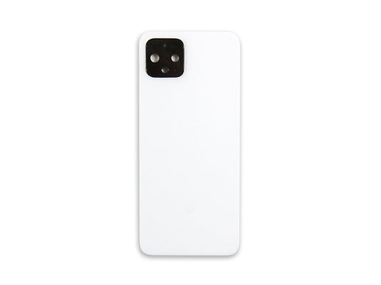 Google Pixel 4 Back Cover With Lens Clearly White OEM