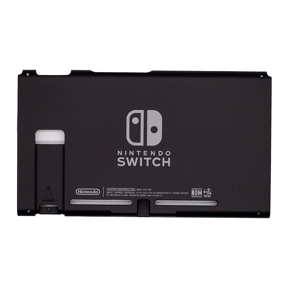 For NintendoSwitch Rear Cover Panel Shell Black OEM
