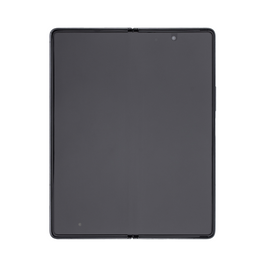 Samsung Galaxy Z Fold2 5G F916B Main Display And Digitizer With Frame Mystic Black With Silver Hinge Service Pack