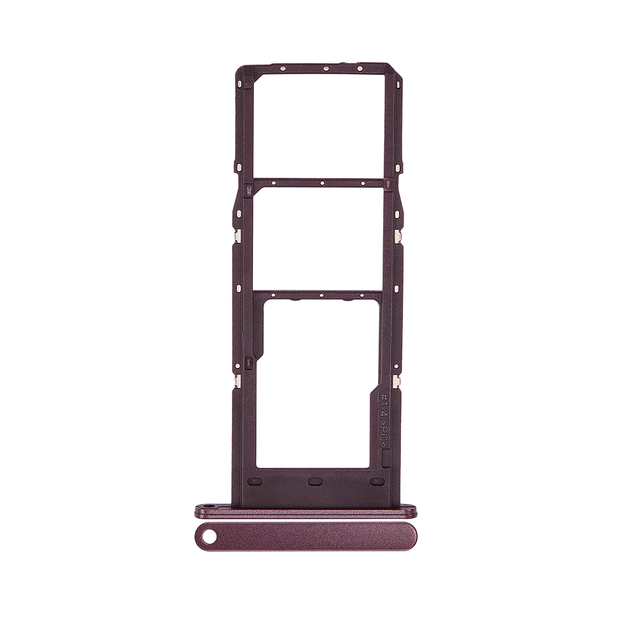 Samsung Galaxy A14 5G A146B Sim Card Holder Dark Red OEM