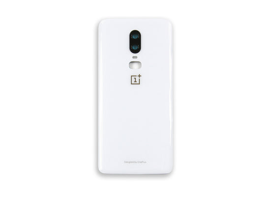 OnePlus 6 Back Cover With Lens White Original