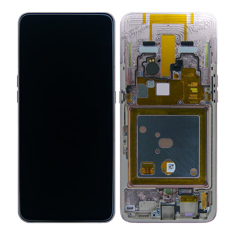 Samsung Galaxy A80 A805F Display And Digitizer With Frame Angel Gold Service Pack
