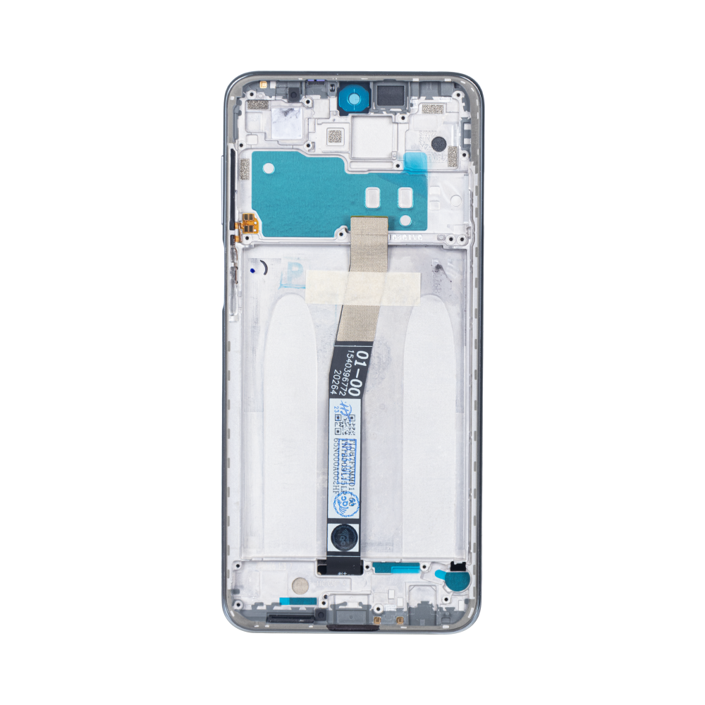 Xiaomi Redmi Note 9 Pro Display And Digitizer With Frame White OEM