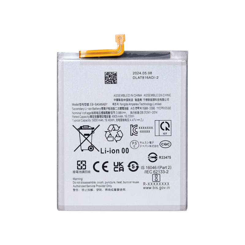 Samsung Galaxy A25 5G A256B, A34 5G A346B, A35 5G A356B, A54 5G A546B, A55 5G A556B Battery EB-BA546ABY OEM