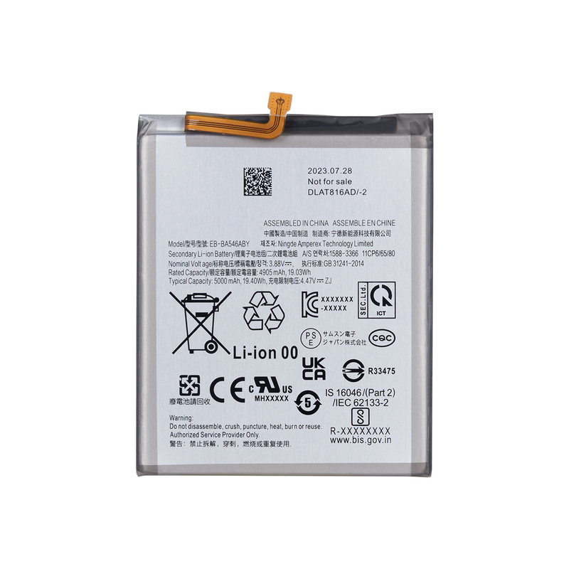 Samsung Galaxy A25 5G A256B, A34 5G A346B, A35 5G A356B, A54 5G A546B, A55 5G A556B Battery EB-BA546ABY OEM