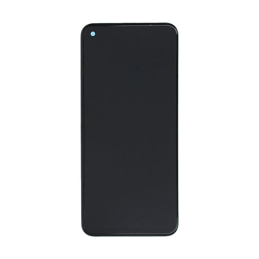 Realme 8 5G, Narzo 30 5G Display And Digitizer With Frame Silver OEM