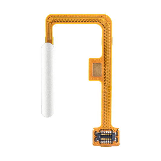 Xiaomi 11 Lite 5G NE Fingerprint Sensor Flex With Power Button Snowflake White Compatible