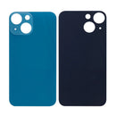 For Apple iPhone 13 Mini Back Glass, Enlarged Camera Frame Blue Compatible