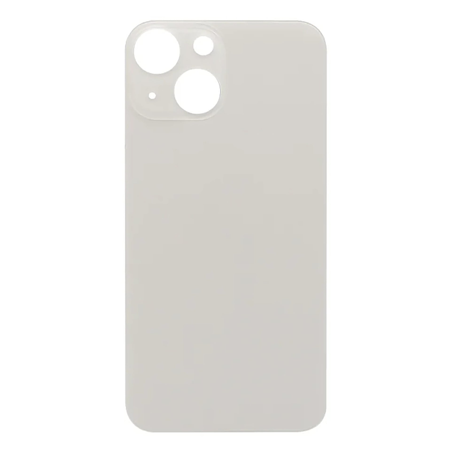 For Apple iPhone 13 Back Glass, Enlarged Camera Frame Starlight Compatible