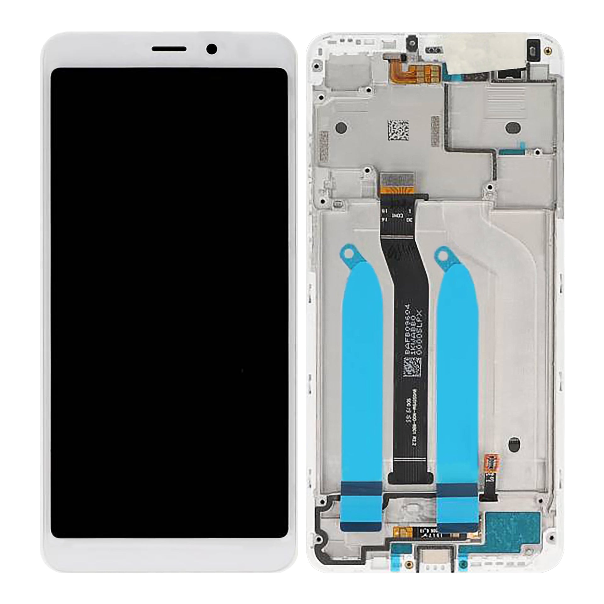 Xiaomi Redmi 6A Display And Digitizer With Fame White Service Pack