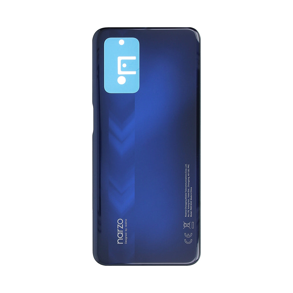 Realme Narzo 30 5G Back Cover Without Lens Racing Blue OEM
