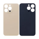 For Apple iPhone 13 Pro Back Glass, Enlarged Camera Frame Gold Compatible