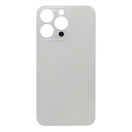 For Apple iPhone 13 Pro Back Glass, Enlarged Camera Frame Silver Compatible