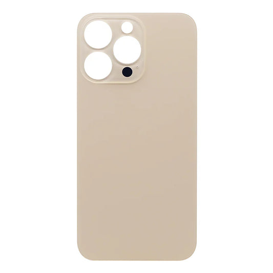 For Apple iPhone 13 Pro Max Back Glass, Enlarged Camera Frame Gold Compatible