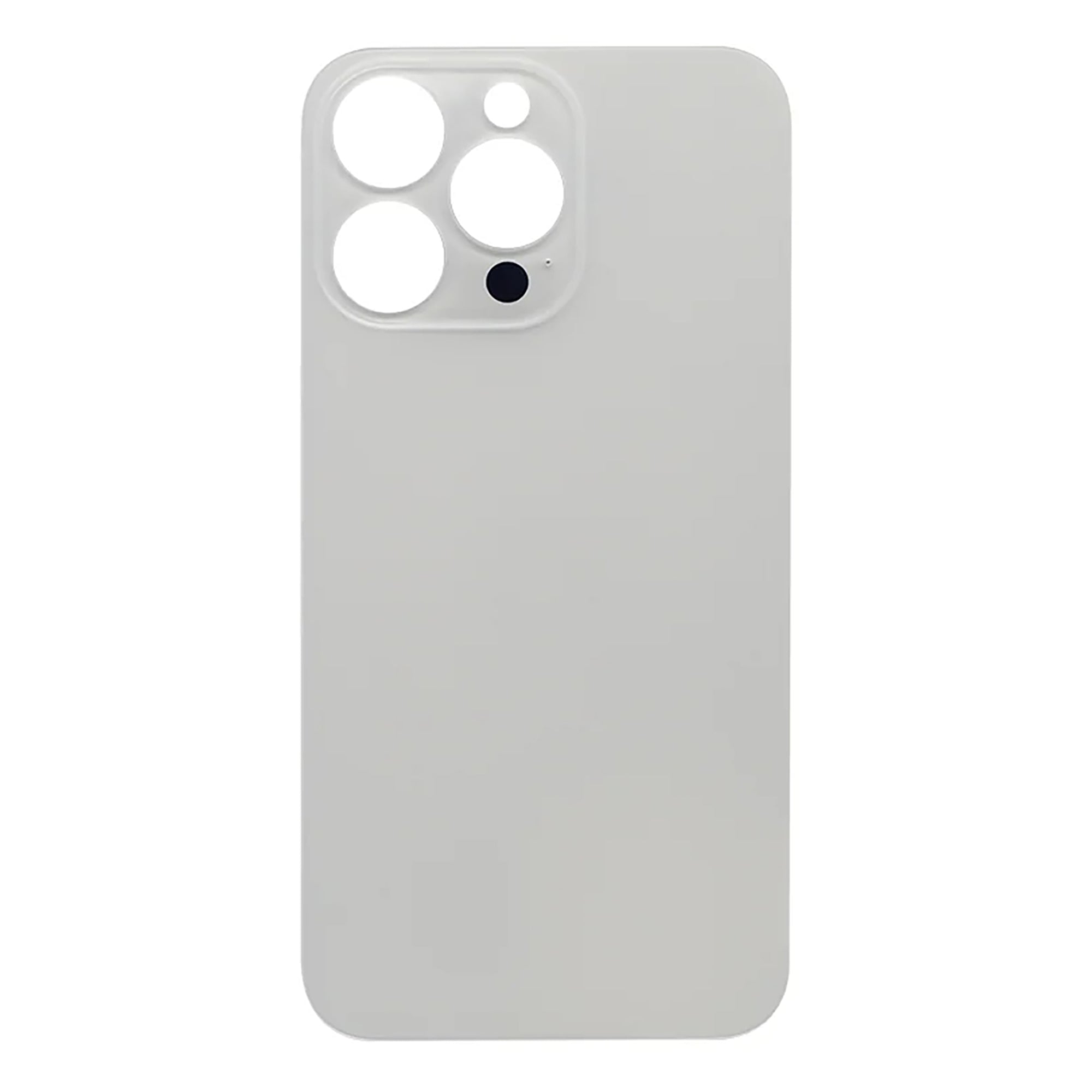 For Apple iPhone 13 Pro Max Back Glass, Enlarged Camera Frame Silver Compatible