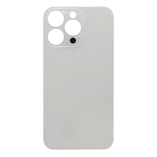 For Apple iPhone 13 Pro Max Back Glass, Enlarged Camera Frame Silver Compatible