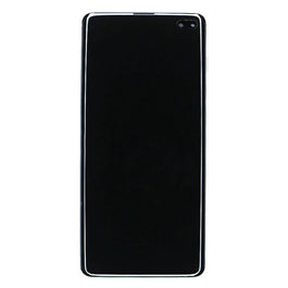 Samsung Galaxy S10 Plus G975F Display And Digitizer With Frame Prism Blue Service Pack