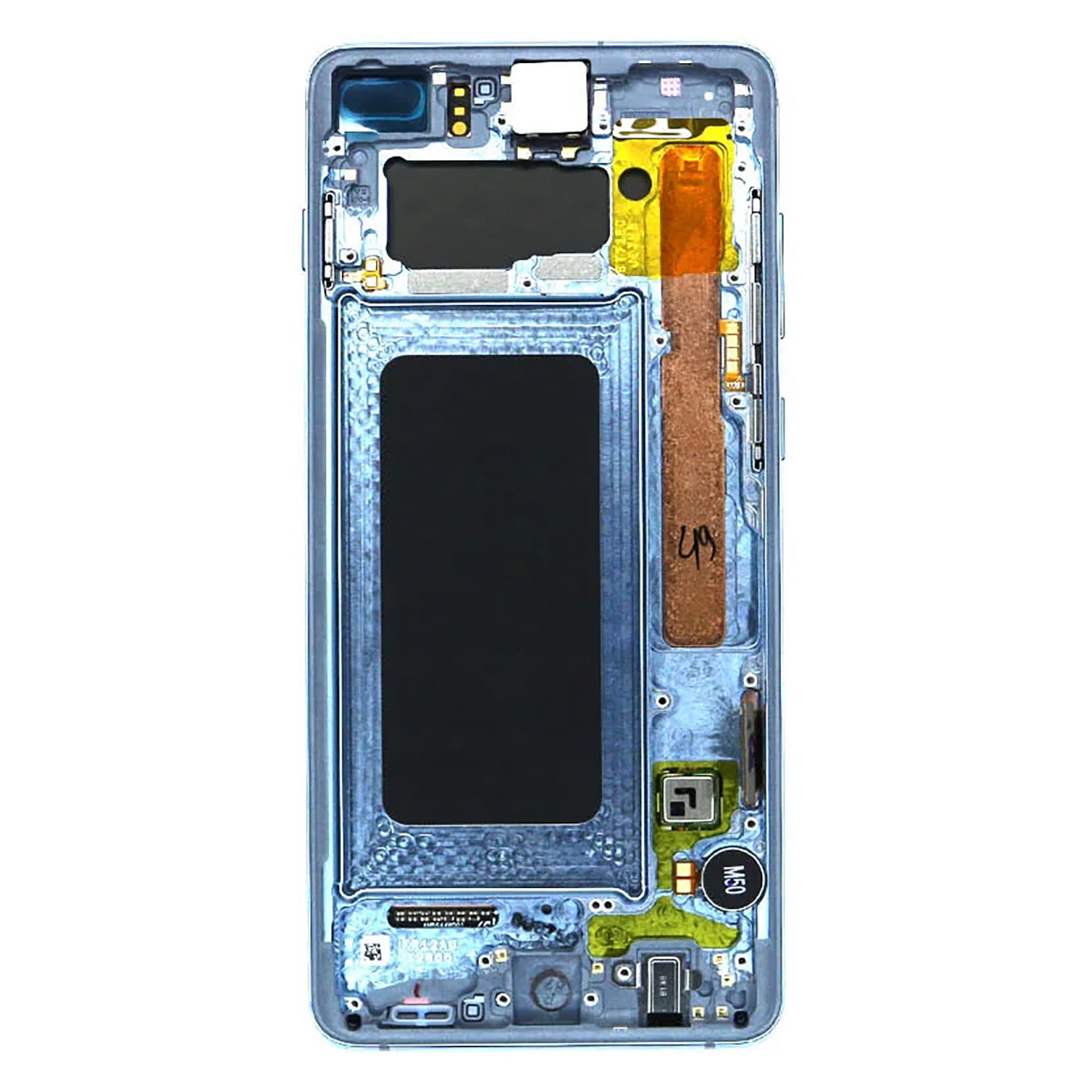 Samsung Galaxy S10 Plus G975F Display And Digitizer With Frame Prism Blue Service Pack
