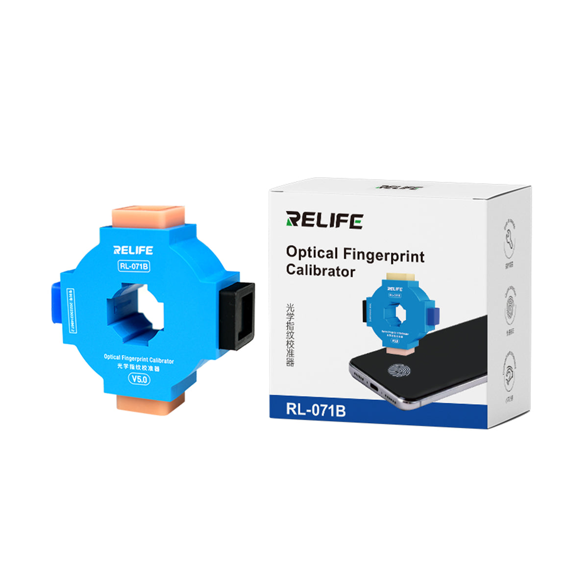 RELIFE RL-071B 4 in 1 Optical Fingerprint Calibrator