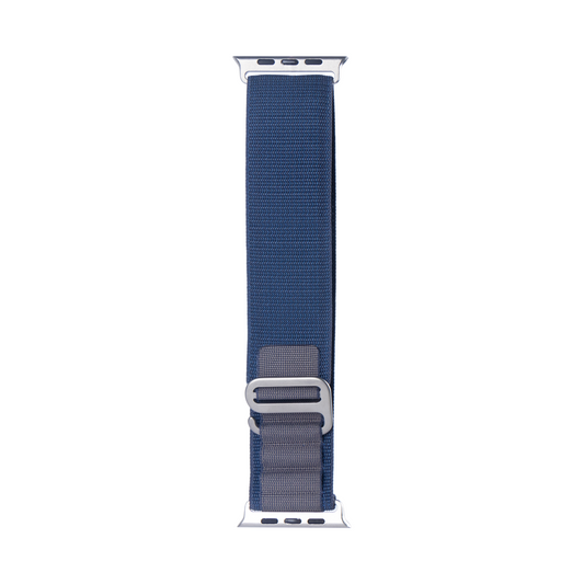 Nylon Band Alpine Loop For Apple Watch 42mm, 44mm, 45mm, 49mm Blue Retail Box