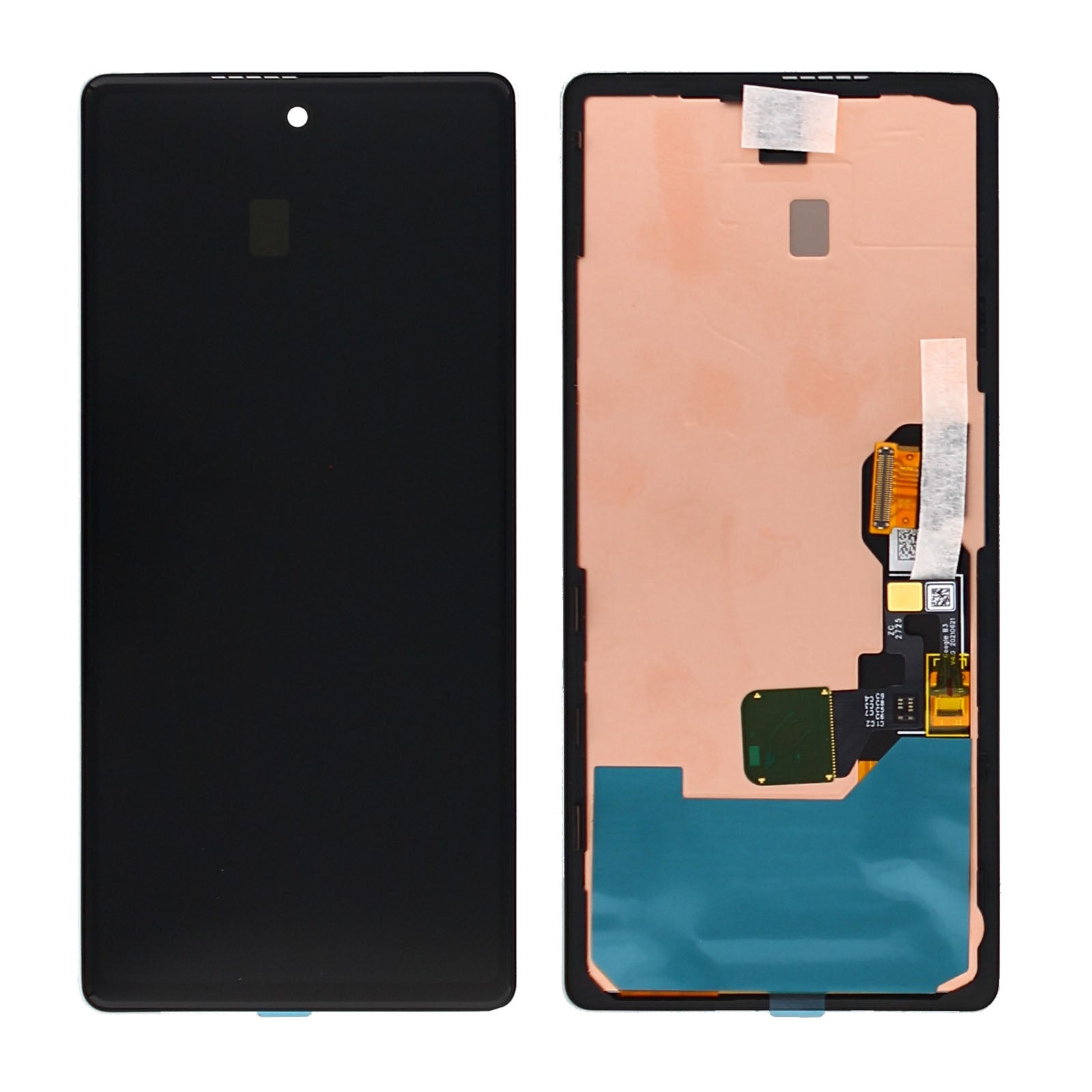 Google Pixel 6A Display And Digitizer Without Frame Black Service Pack