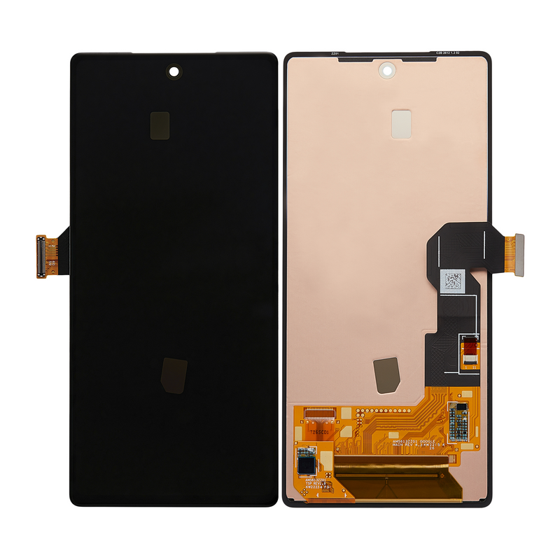 Google Pixel 6A Display And Digitizer Without Frame Black Service Pack
