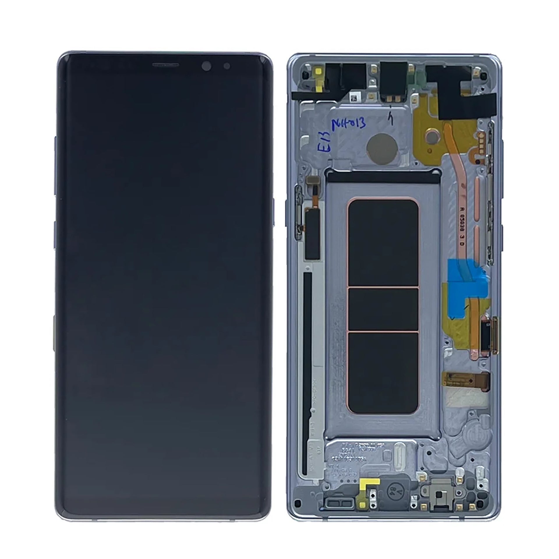 Samsung Galaxy Note 8 N950F Display And Digitizer With Frame Orchid Grey Service Pack