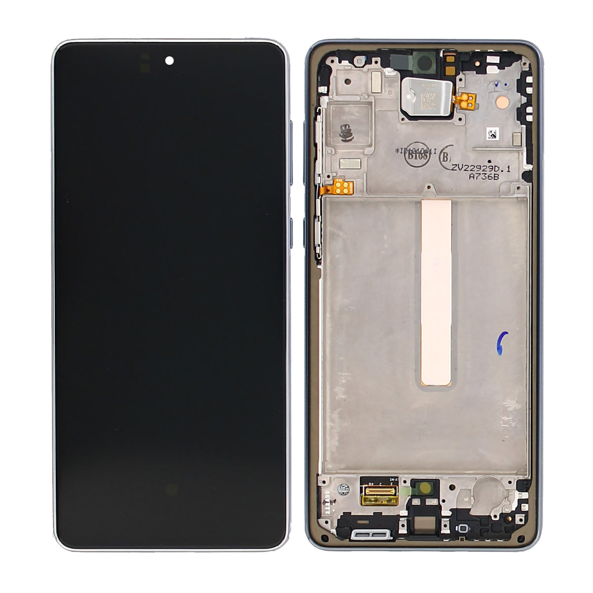 Samsung Galaxy A73 5G (2022) A736B Display And Digitizer With Frame Black Service Pack