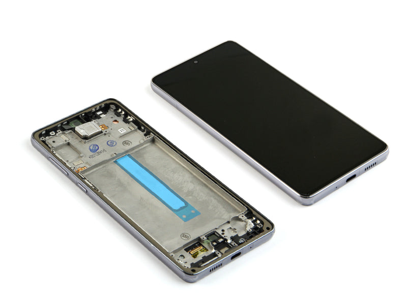 Samsung Galaxy A73 5G (2022) A736B Display And Digitizer With Frame Black Service Pack