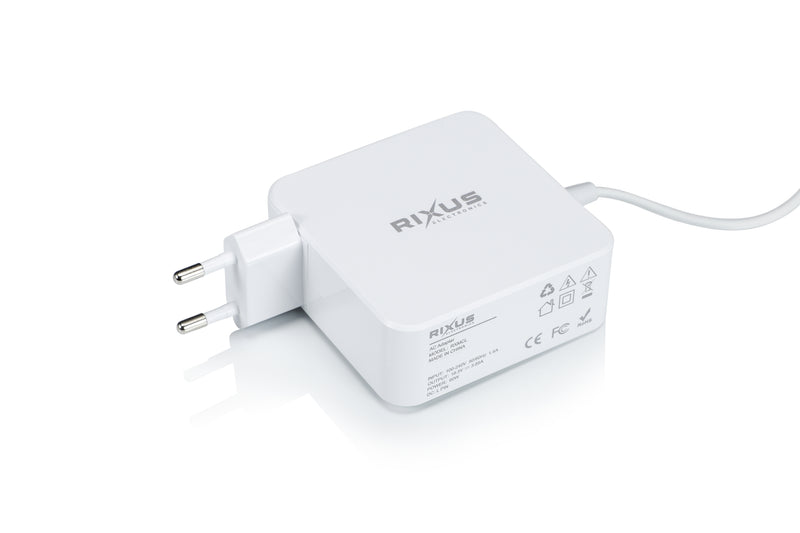 Rixus RXMCL 60W Charger For Macbook L Tip