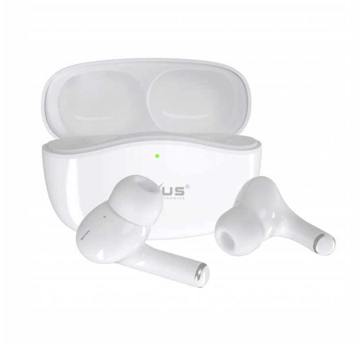 Rixus RXBT809A Crystal Clear Noise Cancelling Wireless Earphone White