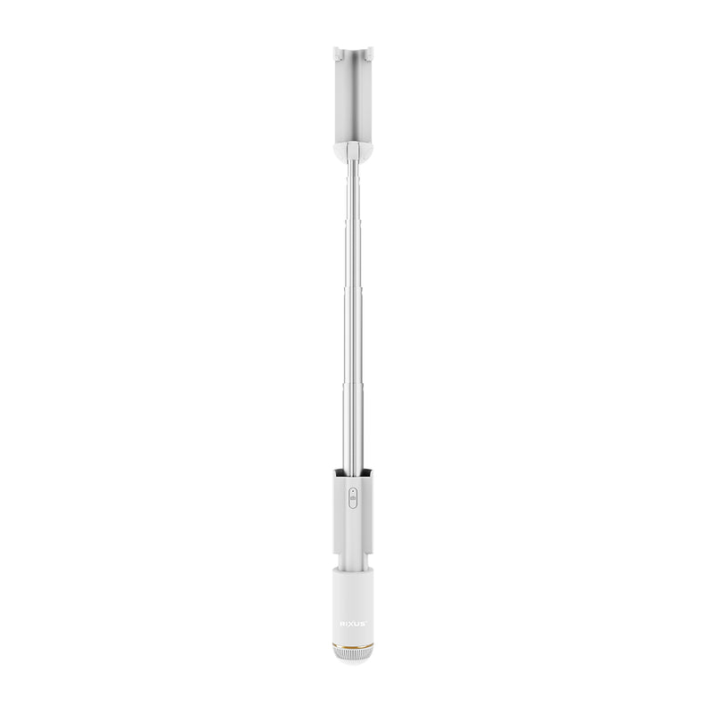 Rixus RXSF30A Mini Integrated Selfie Stick Bluetooth White