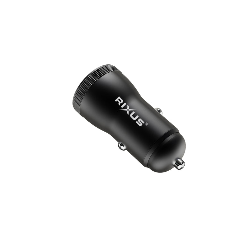 Rixus RXCC11 USB-C PD+QC Car Charger 20W Black