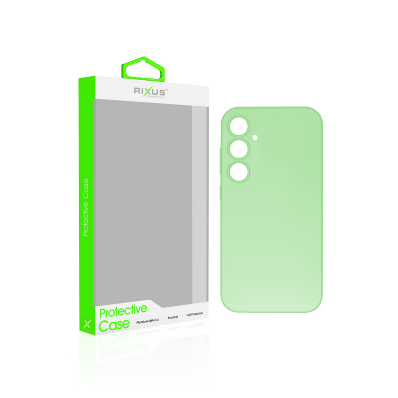 Rixus Soft TPU Phone Case With MagSafe For Samsung Galaxy S24 Plus Matcha