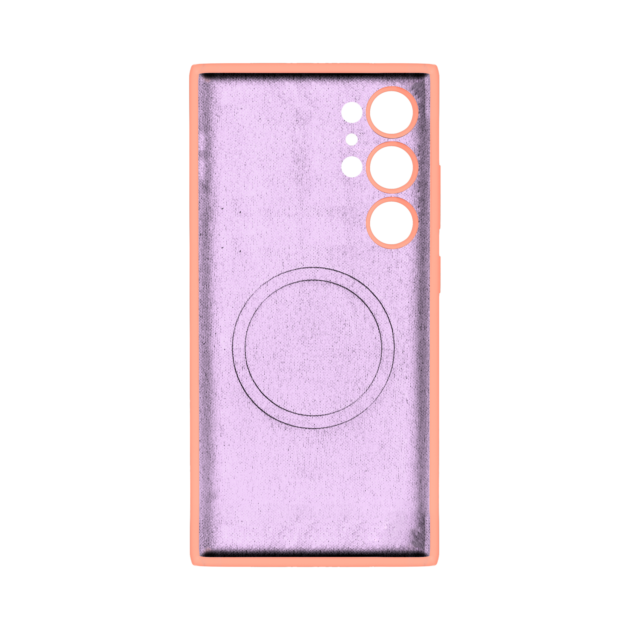 Rixus Soft TPU Phone Case With MagSafe Compatible For Samsung Galaxy S24 Ultra Pink
