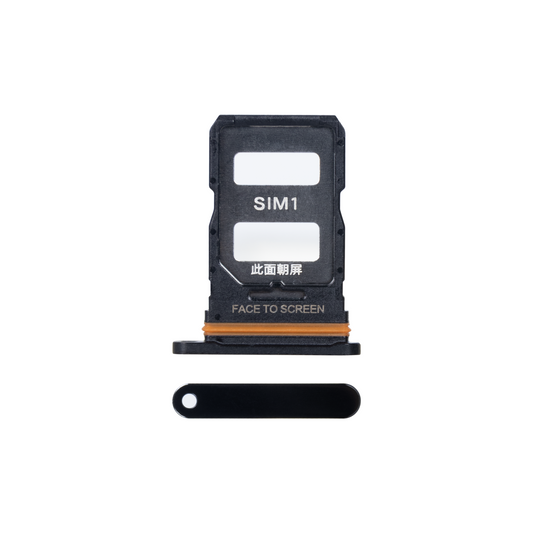 Xiaomi 12 Lite 5G Sim Card Holder Black OEM