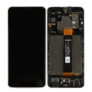 Samsung Galaxy A32 5G A326B Display And Digitizer With Frame Black Service Pack