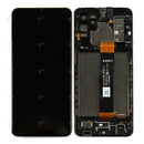 Samsung Galaxy A32 5G A326B Display And Digitizer With Frame Black Service Pack