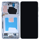 Samsung Galaxy S21 Plus 5G G996B Display And Digitizer With Frame Phantom Silver SOFT-OLED