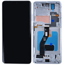 Samsung Galaxy S21 Ultra 5G G998B Display And Digitizer With Frame Phantom Silver Soft-OLED