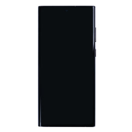 Samsung Galaxy S22 Ultra 5G S908B Display And Digitizer With Frame Phantom Black Soft-OLED