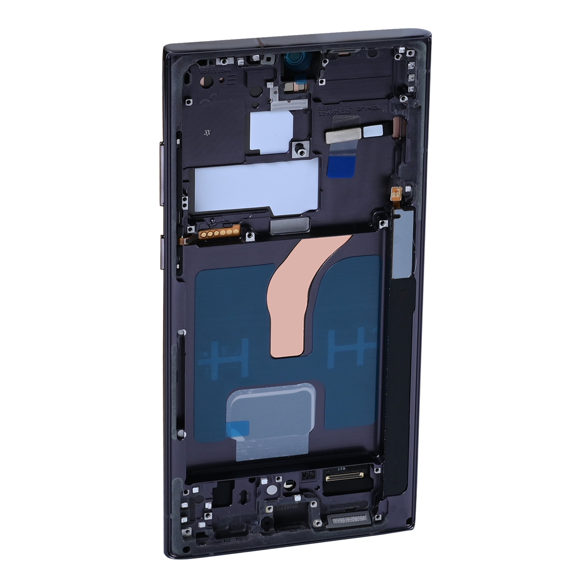 Samsung Galaxy S22 Ultra 5G S908B Display And Digitizer With Frame Phantom Black Soft-OLED