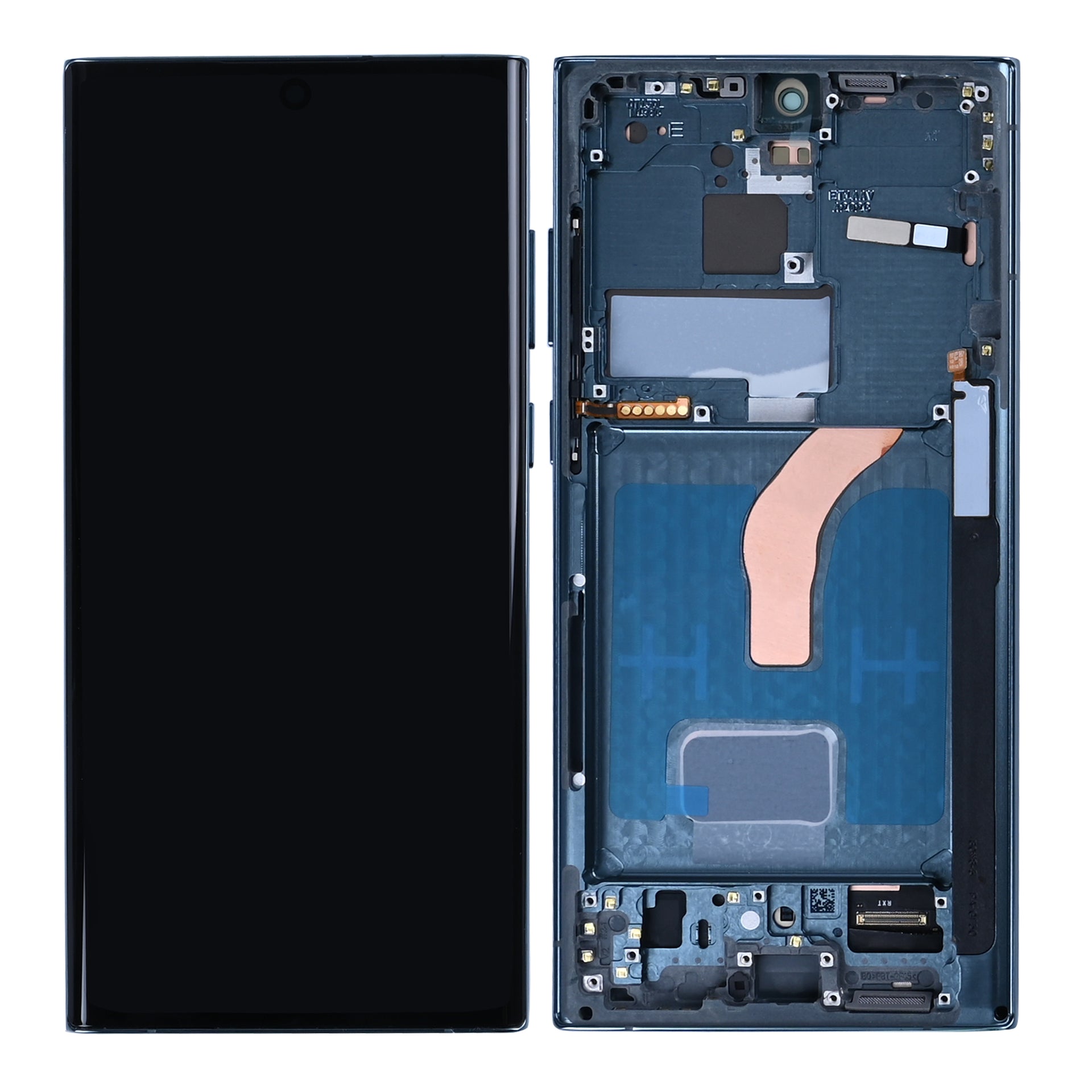Samsung Galaxy S22 Ultra S908B Display And Digitizer With Frame Green Soft-OLED