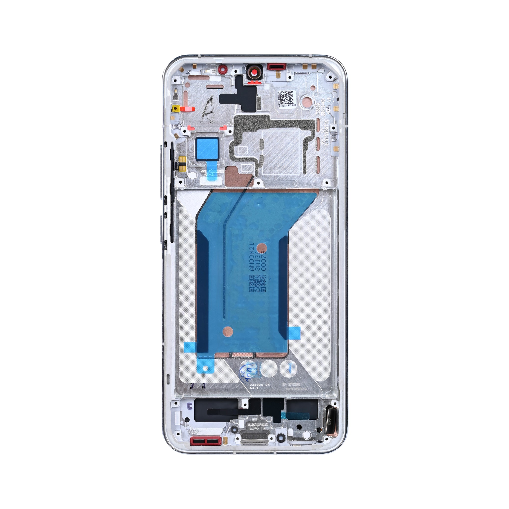 Xiaomi 14 Display And Digitizer With Frame Silver OEM